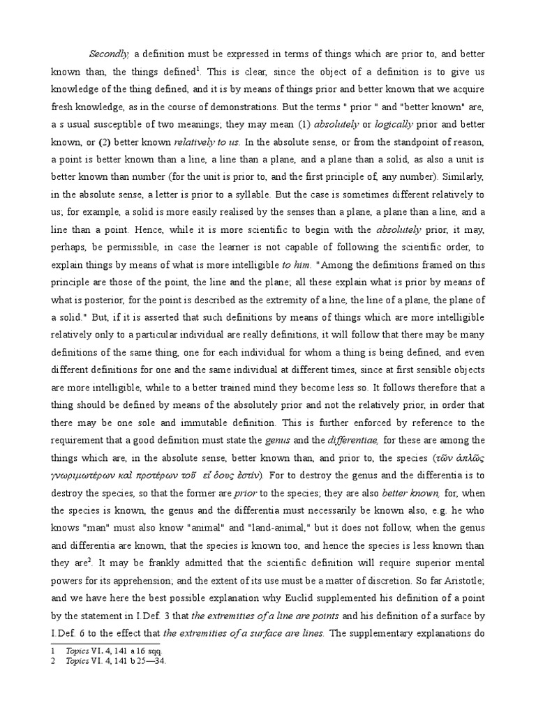 Understanding Definitions: Prior Knowledge | PDF | Definition ...