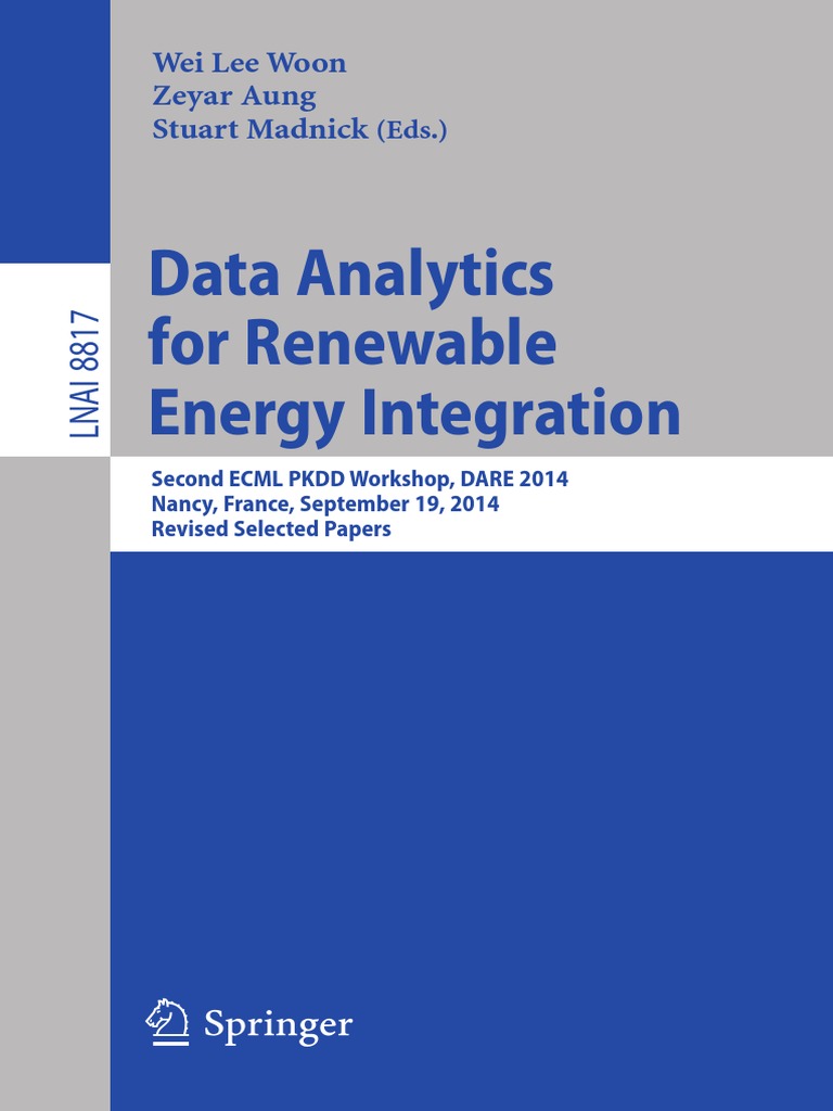 2014 Data Analytics For Renewable Energy Integration PDF | PDF | Data ...