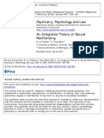 Thakker, Ward - 2012 - An Integrated Theory of Sexual Reoffending