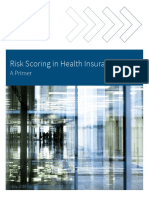 Risk Scoring in Health Insurance-A Primer