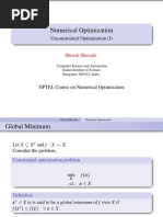 UnconstrainedOptimization I