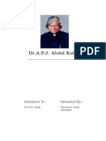 Dr.A.P.J. Abdul Kalam: Submitted To - Submitted by