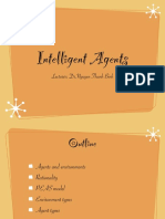 Intelligent Agents PEAS Model