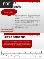 Harmonia e Rearmonização - aula 1 ANIMAÇÃO