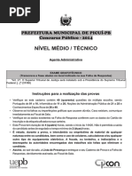 3 Agente Administrativo Prova