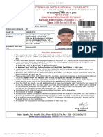 Admit Card - SNAP 2017