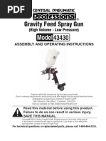 Download Harbor Freight Gravity Feed Spray Gun 43430 by Tom SN36921629 doc pdf
