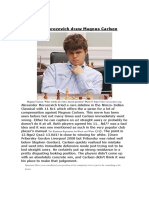 Alexander Morozevich Draw Magnus Carlsen