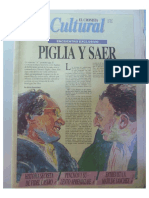 Saer Piglia Arlt, El Cronista Cultural