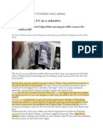 Pound Plunges 6% in 2 Minutes: Financial Times (7 of October 2016 Online)