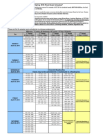 Spring 2018 Exam Schedule