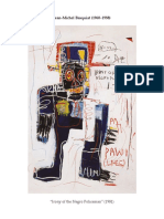 Jean - Michel Basquiat (1960-1988) : "Irony of The Negro Policeman" (1981)