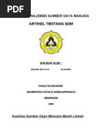 Download 1 Artikel Sumber Daya Manusia 03 by Wiguna Bayu AJi SN36922845 doc pdf