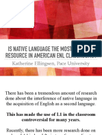 Is Native Language The Most Untapped Resource in American Classrooms?