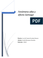 Fenómeno Alba y Efecto Somogyi