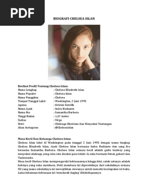 Biografi Chelsea Islan