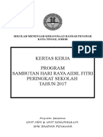 Kertas Kerja Jamuan Hari Raya 2017