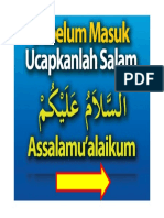 Ucapkan Salam Sebelum Masuk