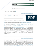 L. 31-5-1965 N. 575 Disposizioni Contro Le Organizzazioni Criminali Di Tipo Mafioso, Anche Straniere