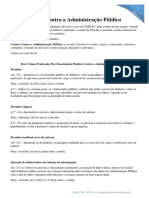 Crimes Contra A Administração Pública - ATUALIZADO PDF