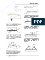 Análisis de sistemas de fuerzas y estructuras MEC260