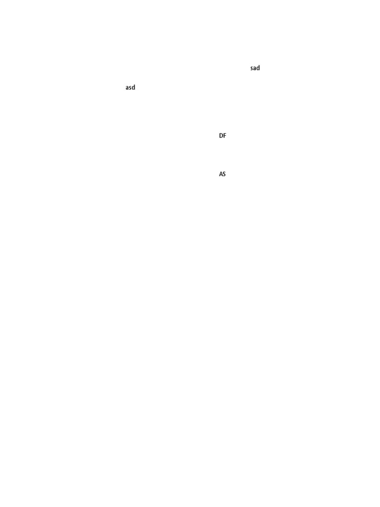Asda DDSD | PDF