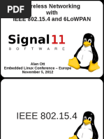 Wireless Networking With IEEE 802.15.4 and 6LoWPAN