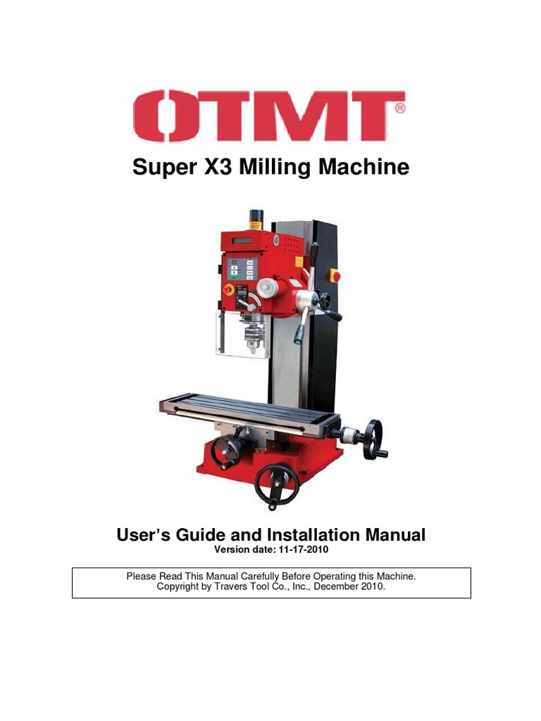 MILL DRILL User Guide PDF PDF Drill Equipment