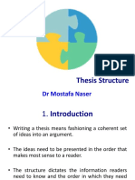 E2 Thesis Structure