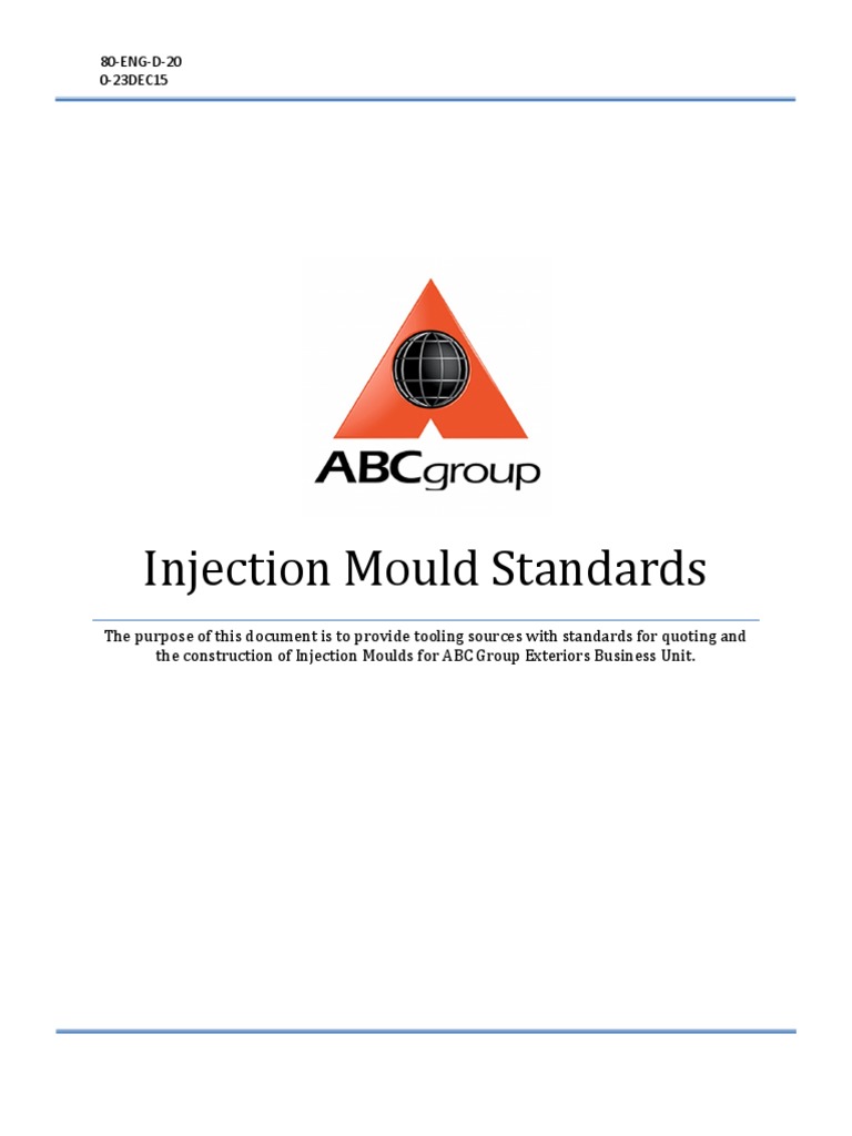 Injection Mold Standards 80 Eng D 20 | PDF | Electrical Connector ...
