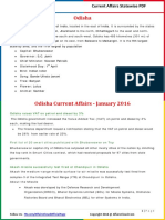 Odisha Current Affairs 2016 (Jan-Dec)by AffairsCloud