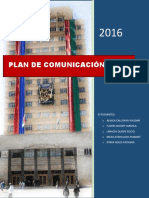 Plan Comunicación UMSA