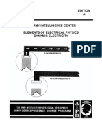 Us Army Electronics Course - Elements of Electrical Physics (Dynamic Electricity) It0337