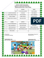 Jadwal Piket Halaman