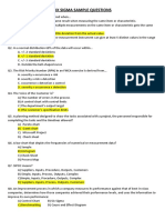 Sigma Practice Questions 249 Question