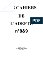 Esoterisme - Les Cahiers de L'adepte 8 Et 9