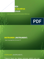 Instrumen Evaluasi Dampak Penyuluhan