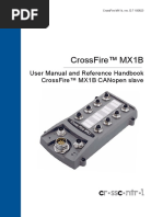 CrossFire MX1B CANopen Slave - Manual and Reference Handbook