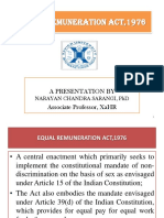 Equal Remuneration Act