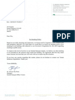 Letter - No Smoking Policy PDF