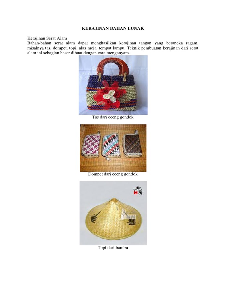 Kerajinan Bahan Lunak 2