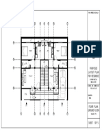 Proposed Layout Plan For Residence: For Office Use Only