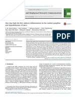 One-day High-fat Diet Induces Inflammation in the Nodose Ganglion and Hypothalamus of Mice