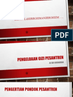 Pengeloaan Gizi Pesantren