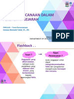 Teori Perencanaan Dalam Perspektif Sejarah