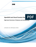 Openshift and Cloud Foundry Paas:: High-Level Overview of Features and Architectures