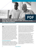 Effective Functional Exercise Programming For Older Clients After Knee Replacement