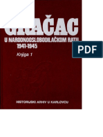 ZBORNIK HISTORIJSKOG ARHIVA U KARLOVCU, Knjiga 13: Kotar Gračac U Narodnooslobodilačkom Ratu 1941-1945. - 1. Deo