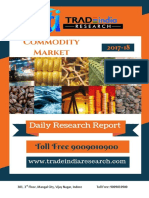 Daily Commodity Prediction Report For 16-01-2018 by TradeIndia Resaerch