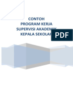 PROGRAM KERJA Supervisi Akademik